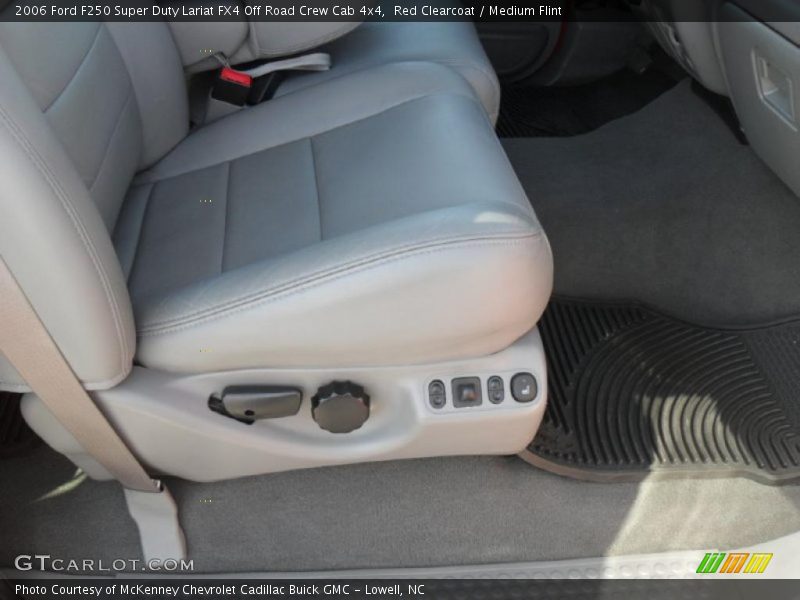 Red Clearcoat / Medium Flint 2006 Ford F250 Super Duty Lariat FX4 Off Road Crew Cab 4x4