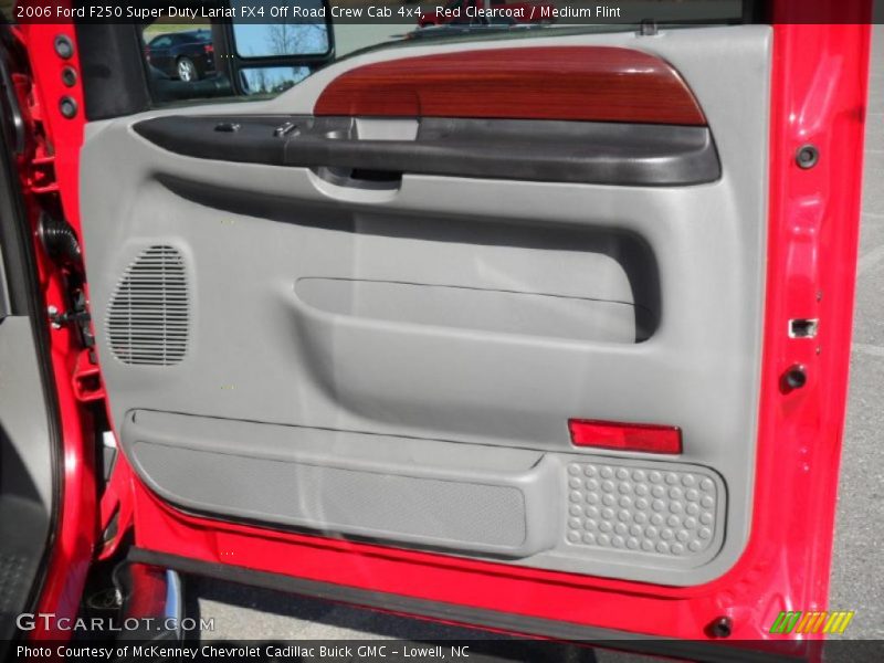 Red Clearcoat / Medium Flint 2006 Ford F250 Super Duty Lariat FX4 Off Road Crew Cab 4x4