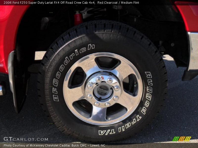 Red Clearcoat / Medium Flint 2006 Ford F250 Super Duty Lariat FX4 Off Road Crew Cab 4x4