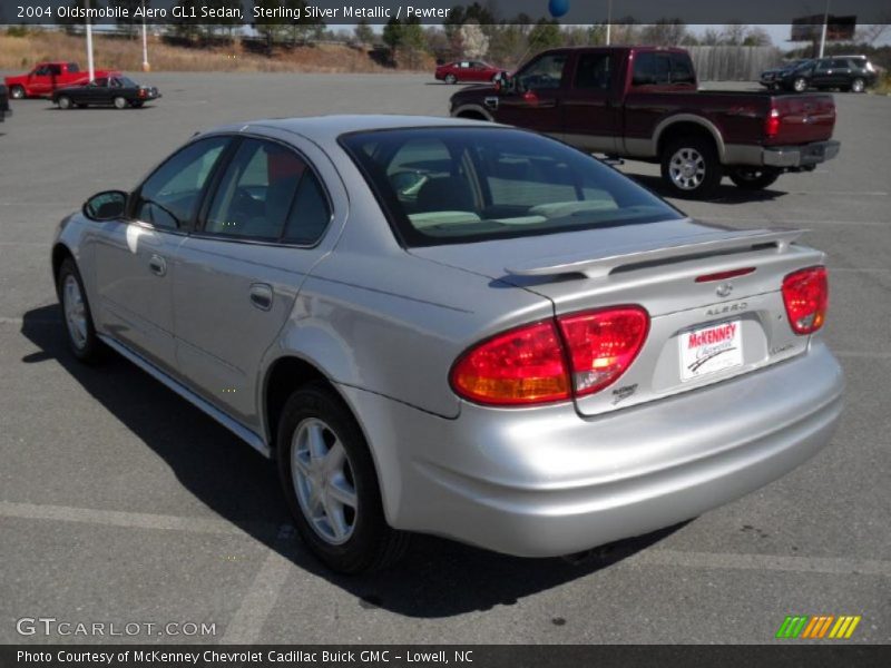 Sterling Silver Metallic / Pewter 2004 Oldsmobile Alero GL1 Sedan