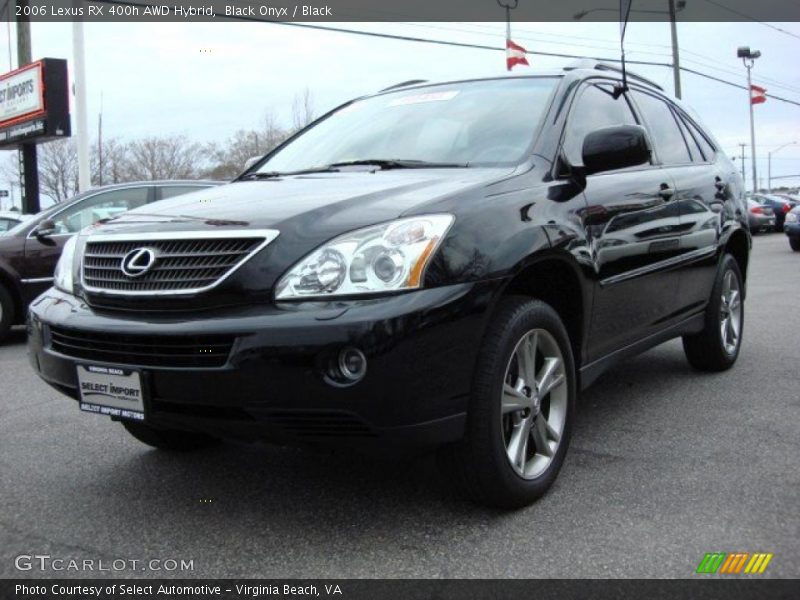 Black Onyx / Black 2006 Lexus RX 400h AWD Hybrid