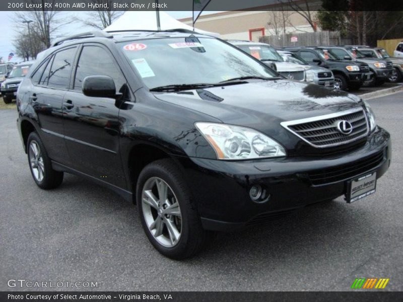 Black Onyx / Black 2006 Lexus RX 400h AWD Hybrid