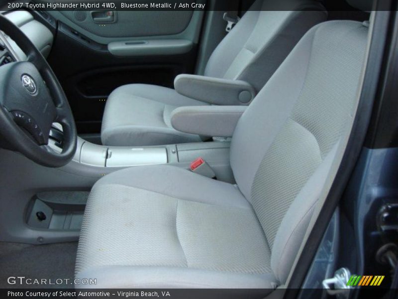  2007 Highlander Hybrid 4WD Ash Gray Interior