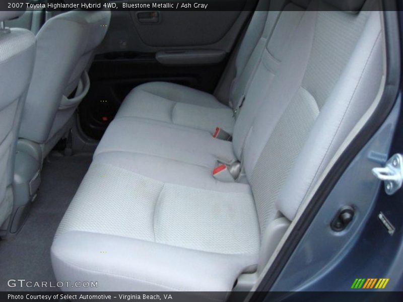 Bluestone Metallic / Ash Gray 2007 Toyota Highlander Hybrid 4WD