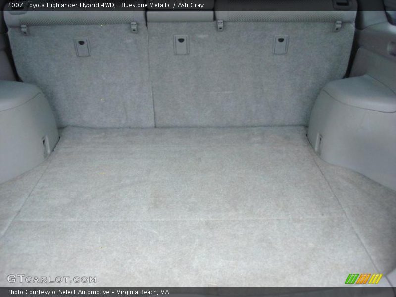 Bluestone Metallic / Ash Gray 2007 Toyota Highlander Hybrid 4WD