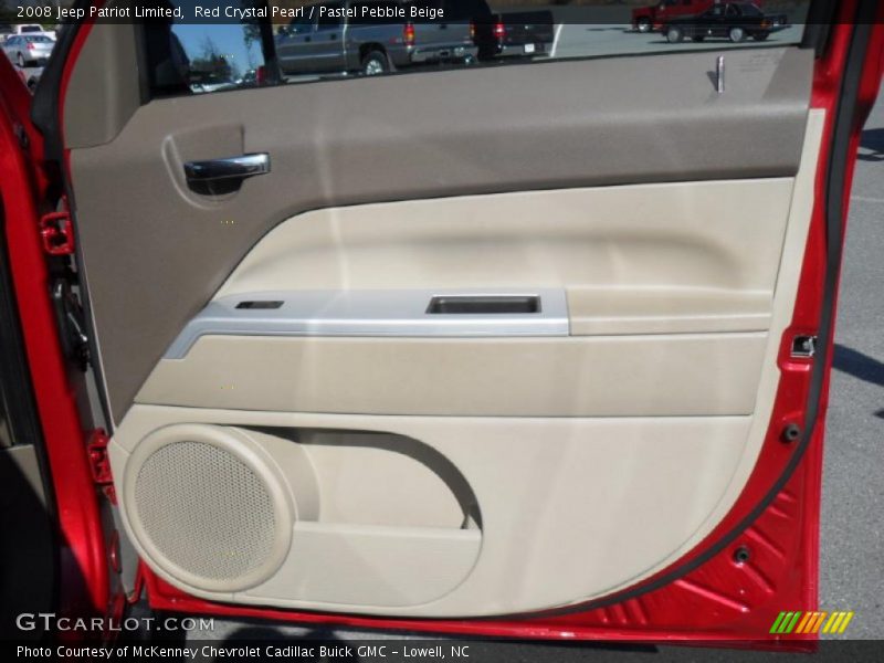 Red Crystal Pearl / Pastel Pebble Beige 2008 Jeep Patriot Limited