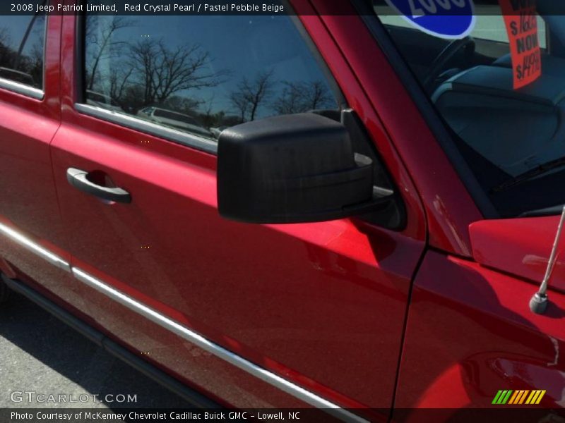 Red Crystal Pearl / Pastel Pebble Beige 2008 Jeep Patriot Limited