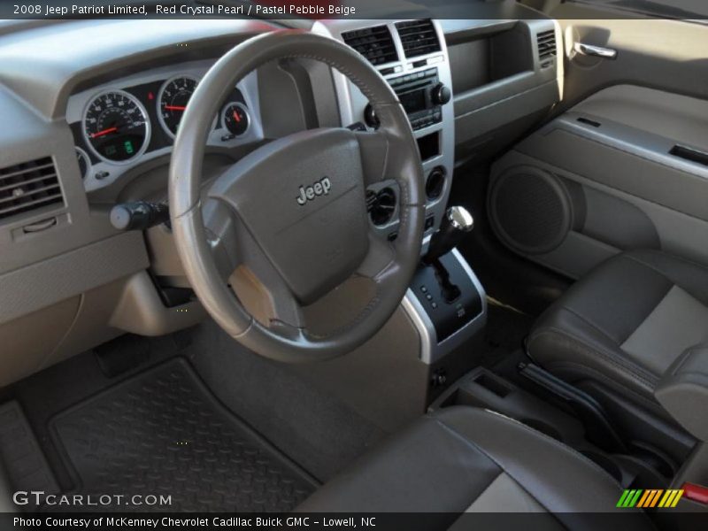 Red Crystal Pearl / Pastel Pebble Beige 2008 Jeep Patriot Limited