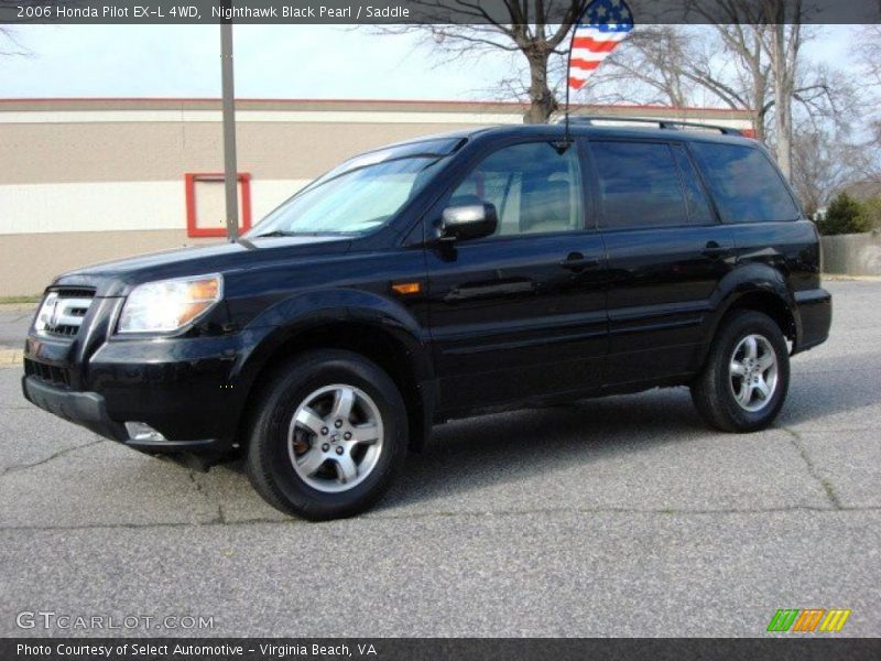 Nighthawk Black Pearl / Saddle 2006 Honda Pilot EX-L 4WD