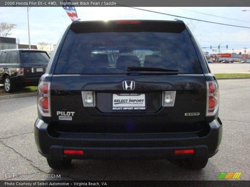 Nighthawk Black Pearl / Saddle 2006 Honda Pilot EX-L 4WD