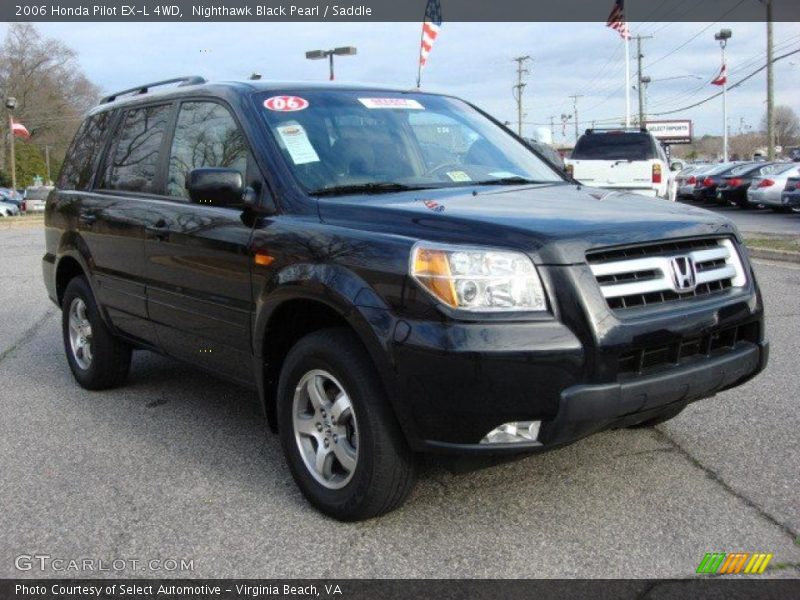 Nighthawk Black Pearl / Saddle 2006 Honda Pilot EX-L 4WD