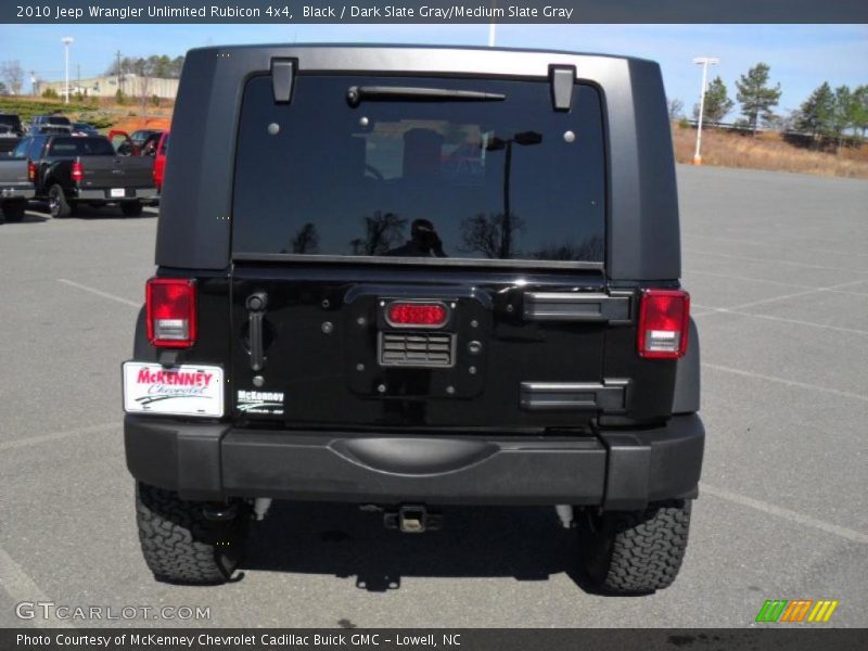 Black / Dark Slate Gray/Medium Slate Gray 2010 Jeep Wrangler Unlimited Rubicon 4x4