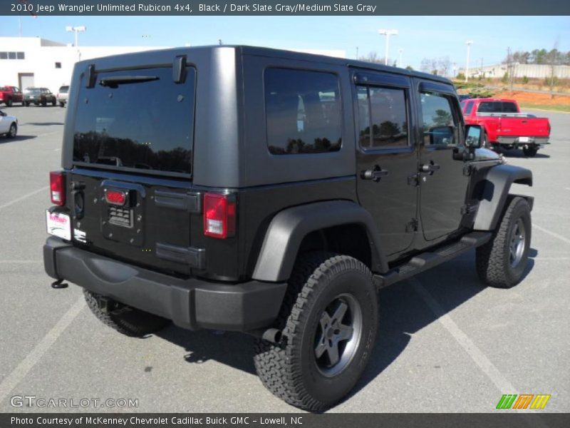 Black / Dark Slate Gray/Medium Slate Gray 2010 Jeep Wrangler Unlimited Rubicon 4x4