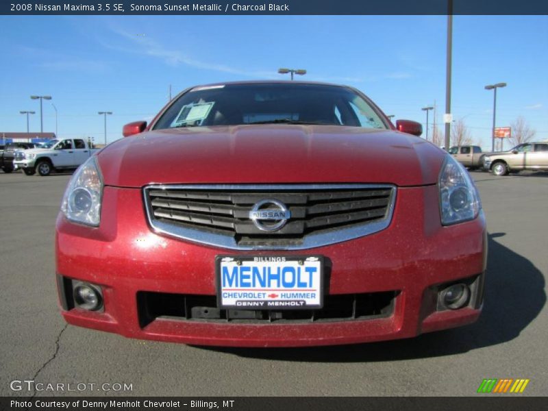 Sonoma Sunset Metallic / Charcoal Black 2008 Nissan Maxima 3.5 SE