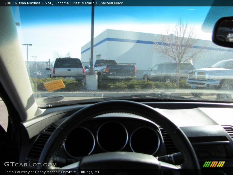 Sonoma Sunset Metallic / Charcoal Black 2008 Nissan Maxima 3.5 SE