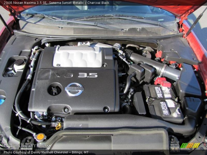 Sonoma Sunset Metallic / Charcoal Black 2008 Nissan Maxima 3.5 SE