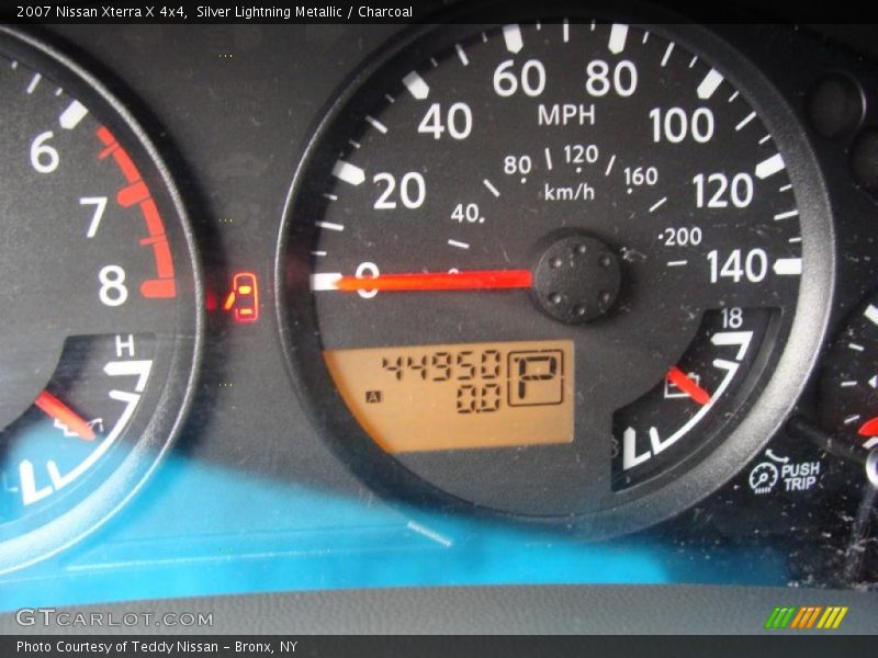 Silver Lightning Metallic / Charcoal 2007 Nissan Xterra X 4x4