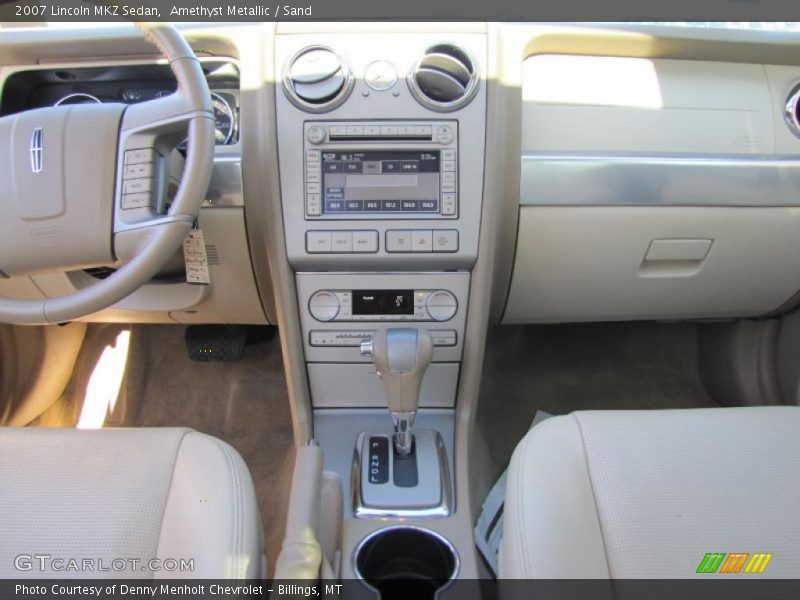 Amethyst Metallic / Sand 2007 Lincoln MKZ Sedan