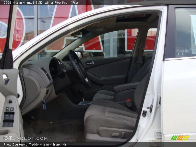 Winter Frost Pearl / Frost 2008 Nissan Altima 3.5 SE