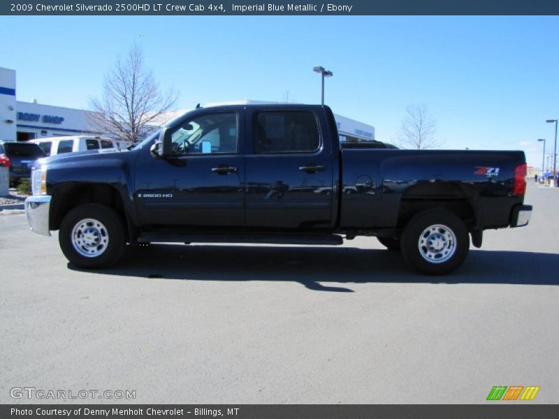 Imperial Blue Metallic / Ebony 2009 Chevrolet Silverado 2500HD LT Crew Cab 4x4