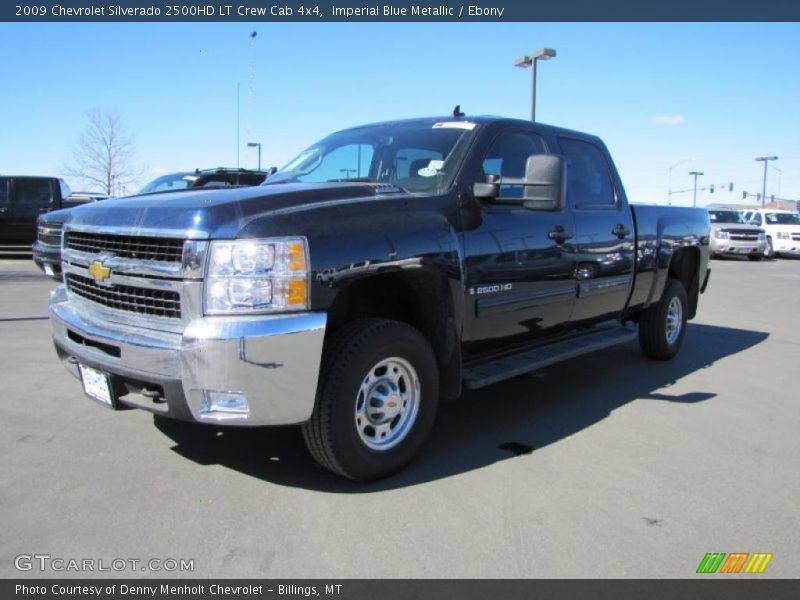 Imperial Blue Metallic / Ebony 2009 Chevrolet Silverado 2500HD LT Crew Cab 4x4