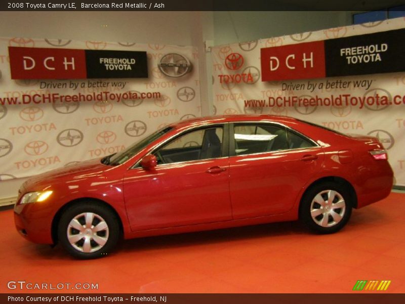 Barcelona Red Metallic / Ash 2008 Toyota Camry LE