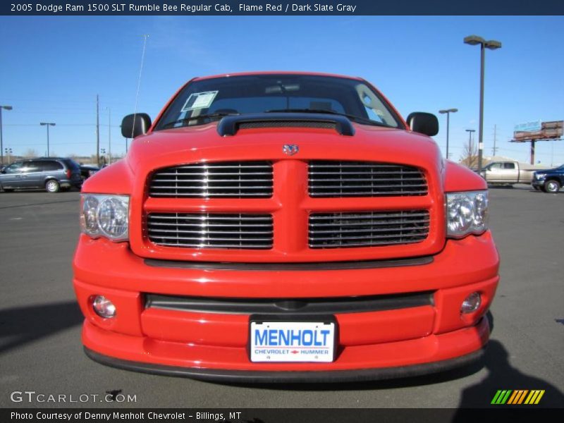 Flame Red / Dark Slate Gray 2005 Dodge Ram 1500 SLT Rumble Bee Regular Cab