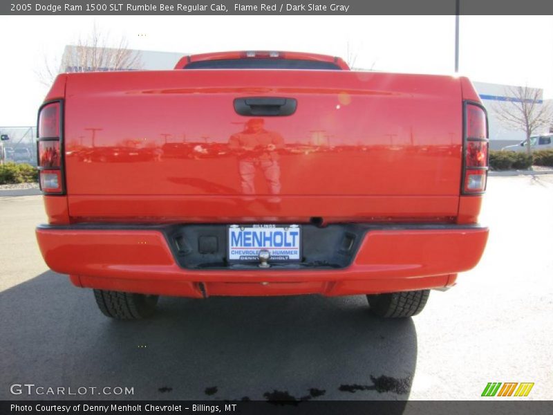 Flame Red / Dark Slate Gray 2005 Dodge Ram 1500 SLT Rumble Bee Regular Cab