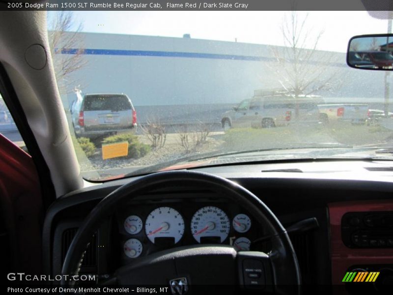 Flame Red / Dark Slate Gray 2005 Dodge Ram 1500 SLT Rumble Bee Regular Cab