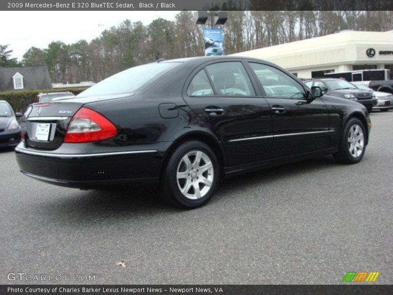 Black / Black 2009 Mercedes-Benz E 320 BlueTEC Sedan