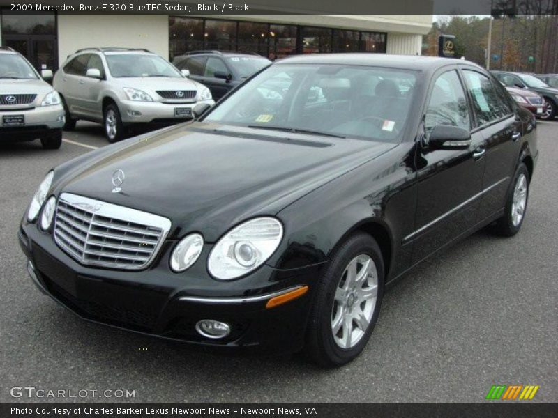 Front 3/4 View of 2009 E 320 BlueTEC Sedan