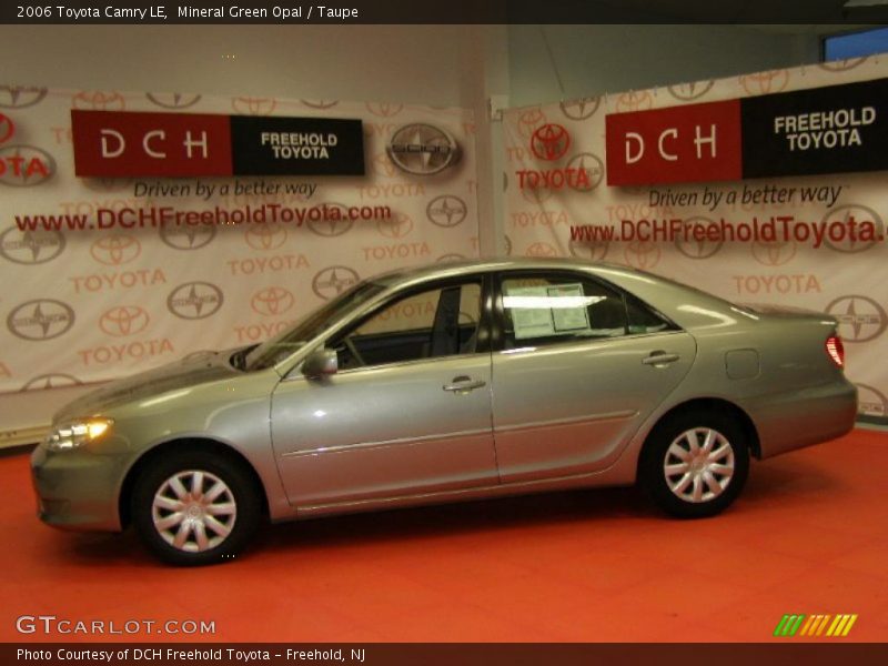 Mineral Green Opal / Taupe 2006 Toyota Camry LE
