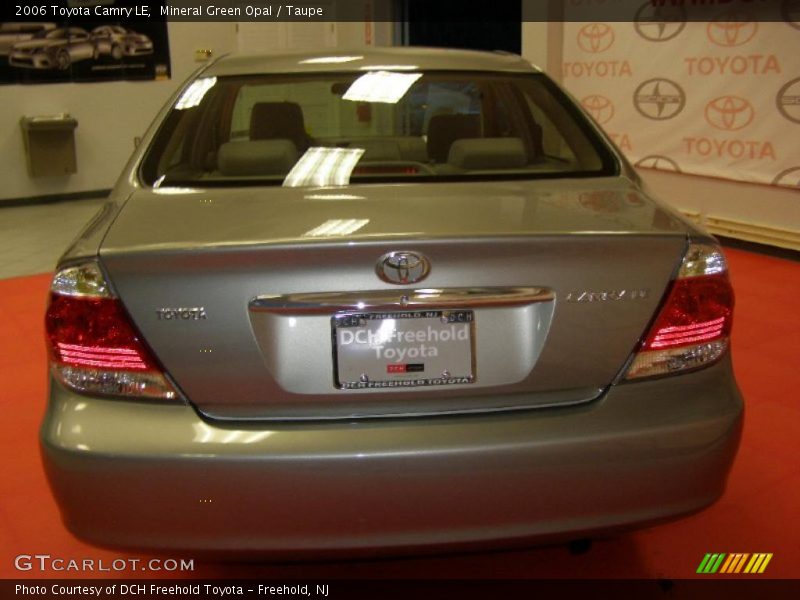 Mineral Green Opal / Taupe 2006 Toyota Camry LE