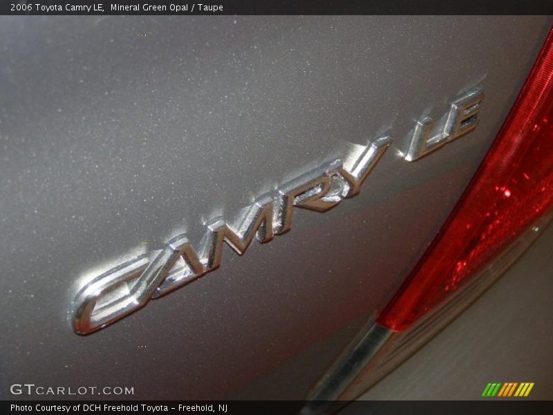 Mineral Green Opal / Taupe 2006 Toyota Camry LE