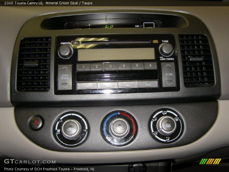Mineral Green Opal / Taupe 2006 Toyota Camry LE