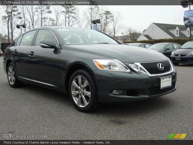 Front 3/4 View of 2008 GS 350 AWD