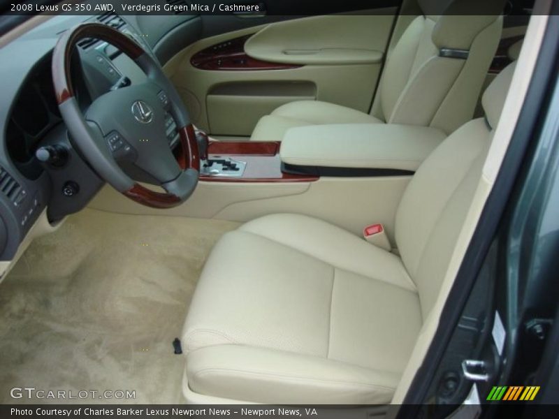  2008 GS 350 AWD Cashmere Interior