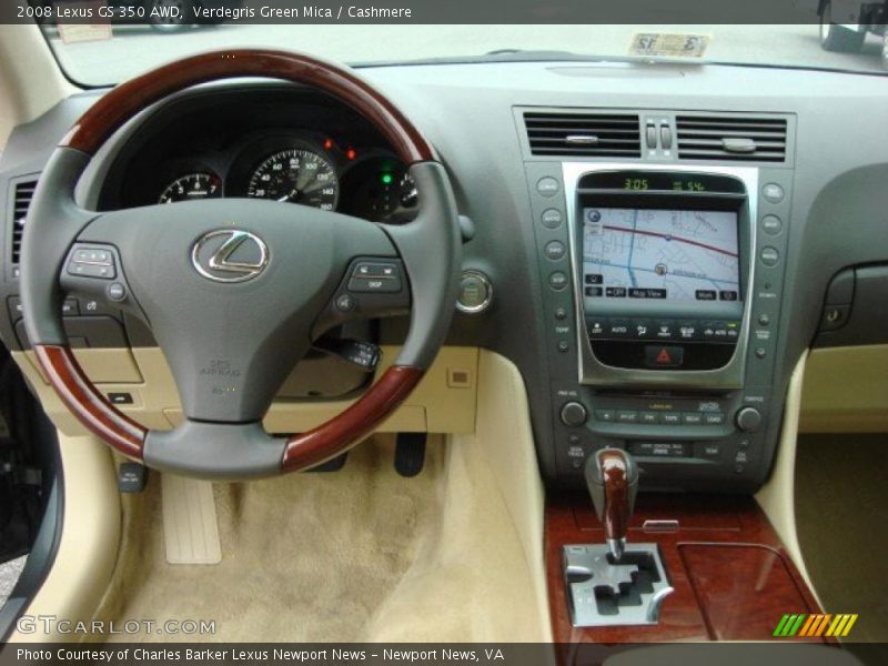 Dashboard of 2008 GS 350 AWD