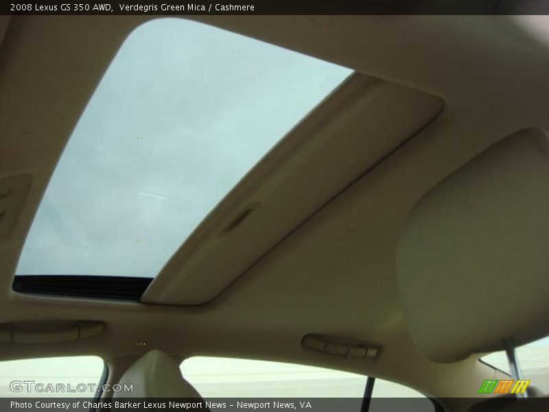 Verdegris Green Mica / Cashmere 2008 Lexus GS 350 AWD