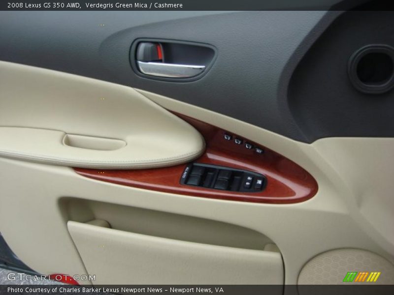 Verdegris Green Mica / Cashmere 2008 Lexus GS 350 AWD
