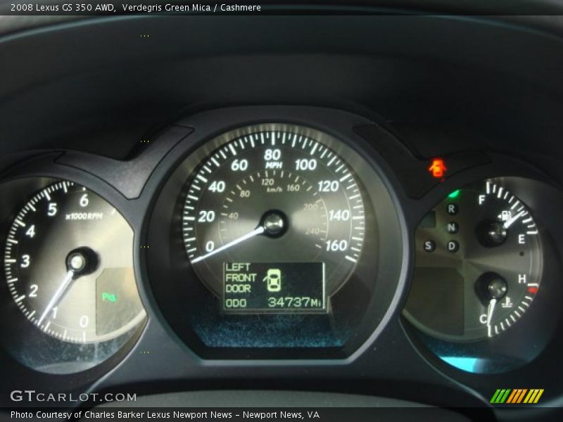 2008 GS 350 AWD 350 AWD Gauges