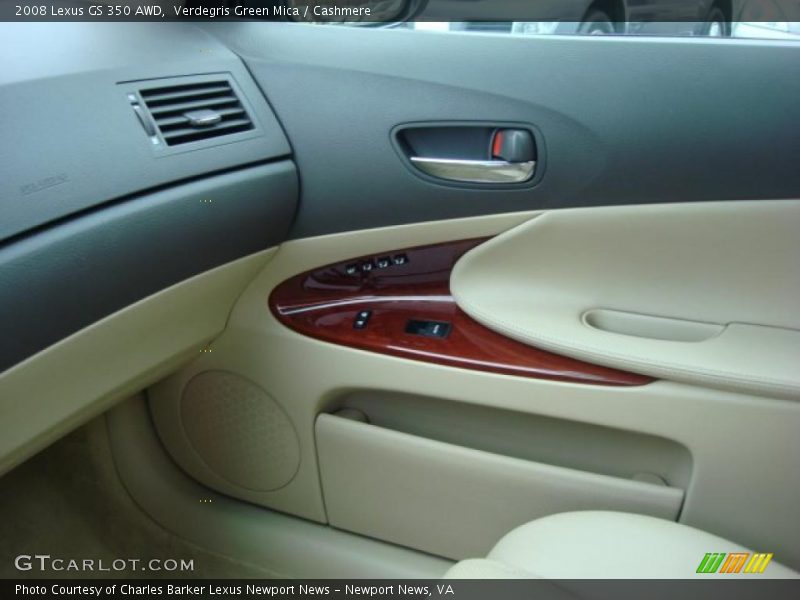 Verdegris Green Mica / Cashmere 2008 Lexus GS 350 AWD