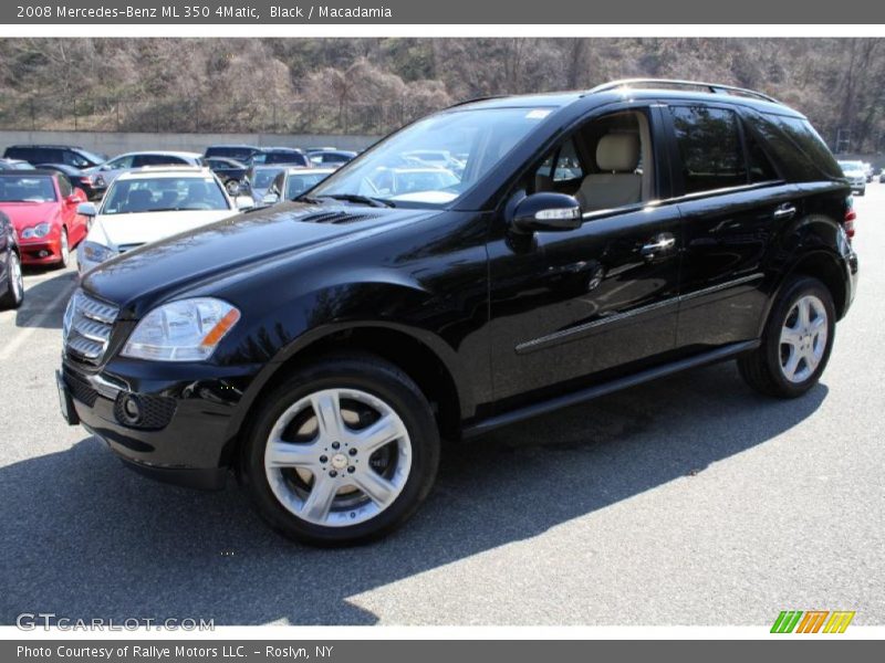 Black / Macadamia 2008 Mercedes-Benz ML 350 4Matic