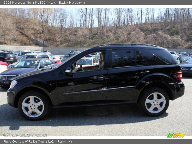 Black / Macadamia 2008 Mercedes-Benz ML 350 4Matic