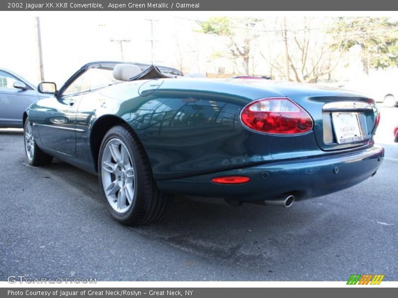 Aspen Green Metallic / Oatmeal 2002 Jaguar XK XK8 Convertible