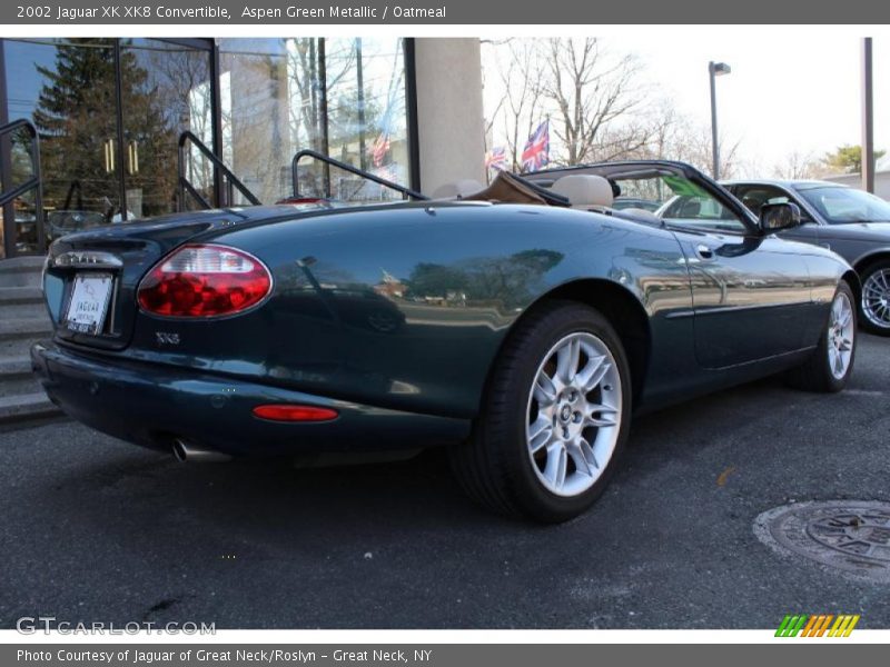 Aspen Green Metallic / Oatmeal 2002 Jaguar XK XK8 Convertible