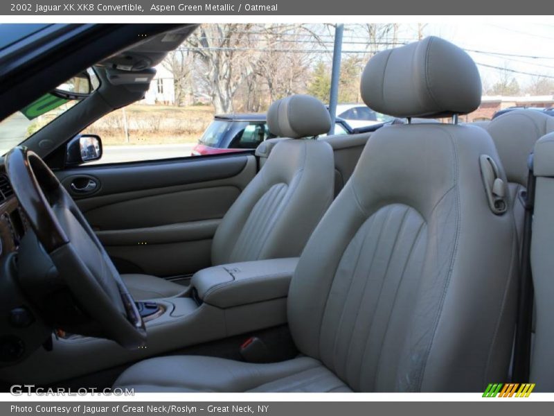 Aspen Green Metallic / Oatmeal 2002 Jaguar XK XK8 Convertible