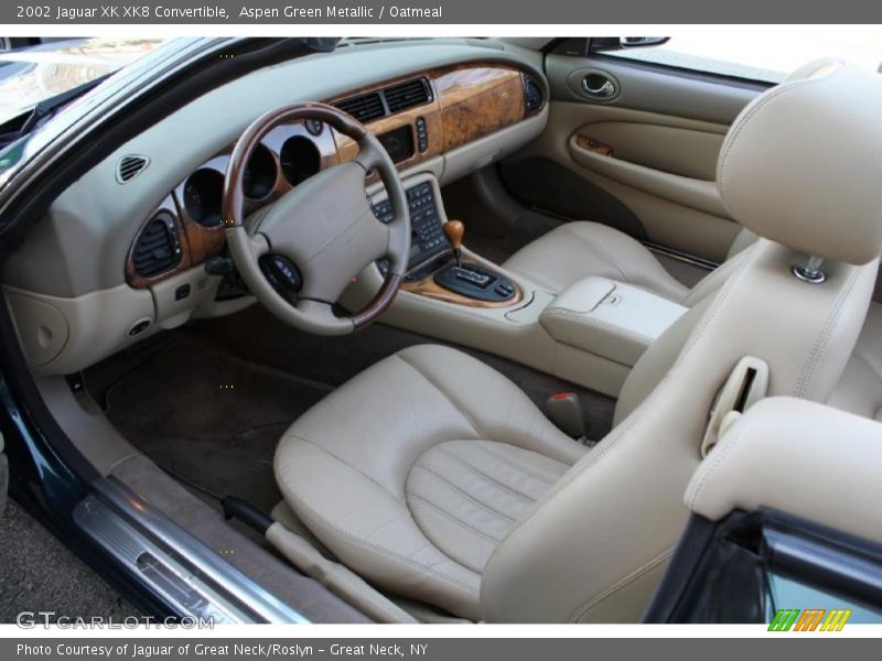 Oatmeal Interior - 2002 XK XK8 Convertible 