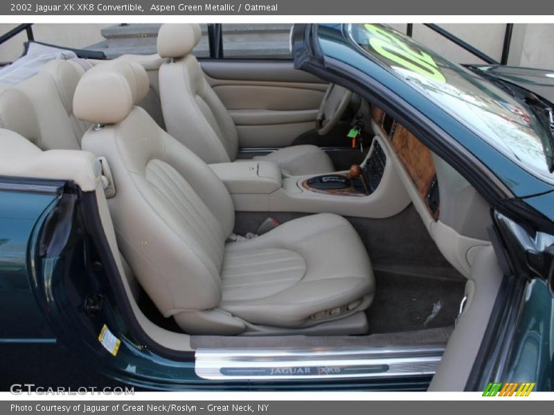  2002 XK XK8 Convertible Oatmeal Interior