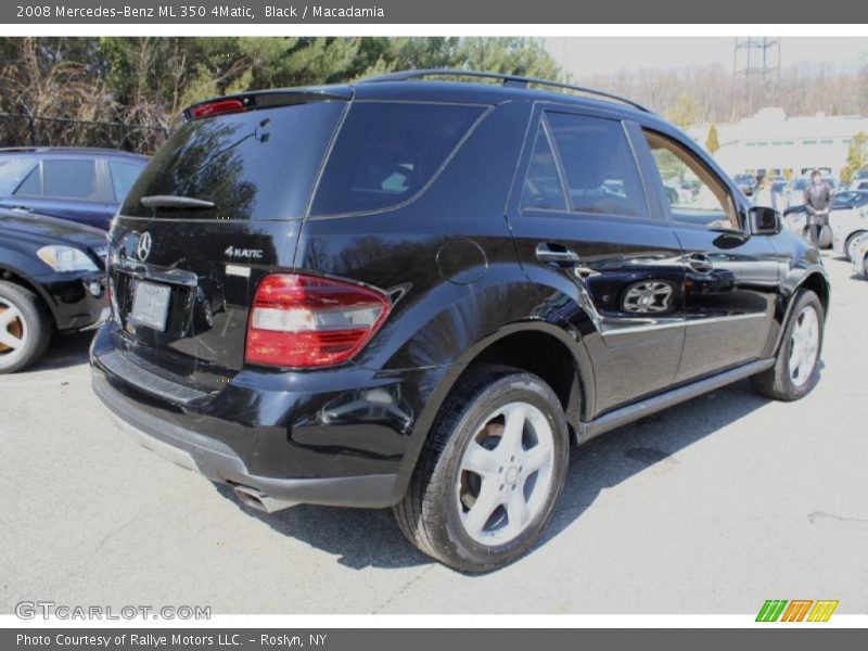 Black / Macadamia 2008 Mercedes-Benz ML 350 4Matic